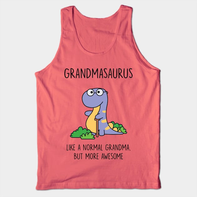 Grandmasaurus Tank Top by redbarron